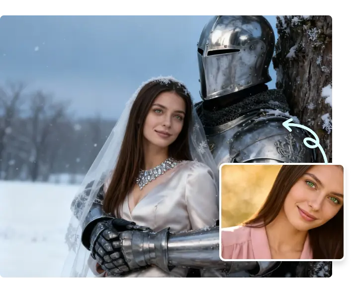Ortaçağ Romantik Kucaklama Sahnesi 