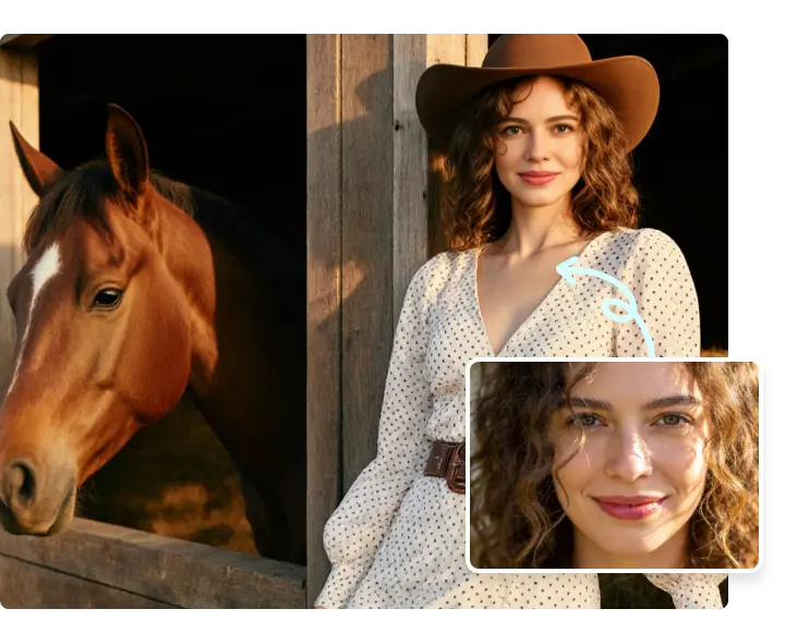 Een klik op de foto van de paarden 