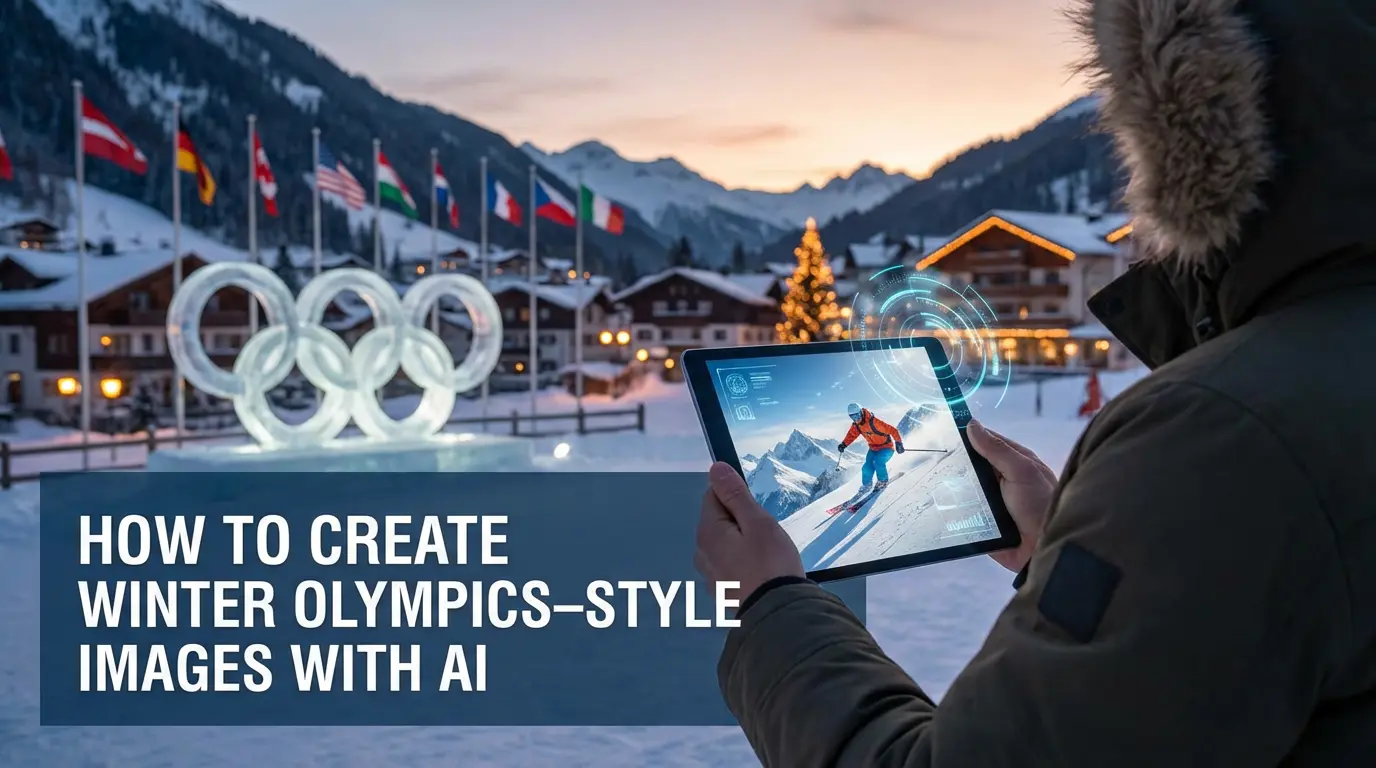 How to Create Winter Olympics–Style Images with AI
