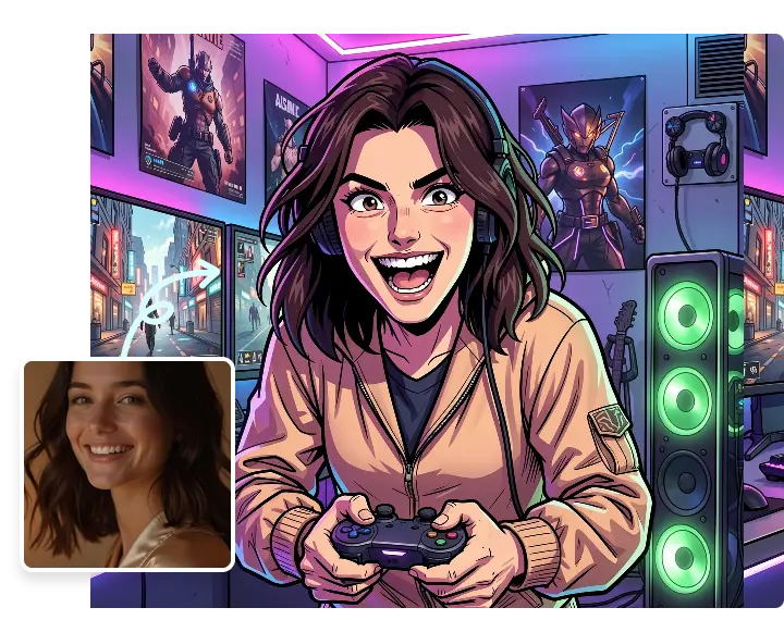Comic-Like Vibrant Effects