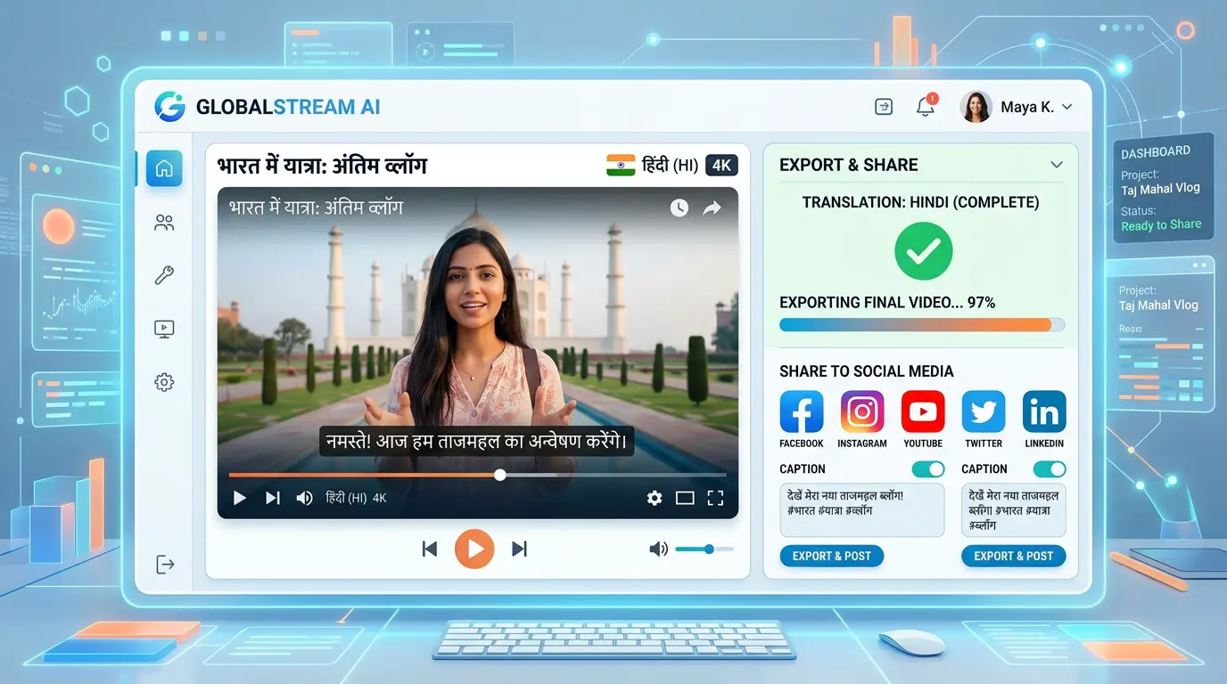 Ready-to-Publish Hindi Video Output