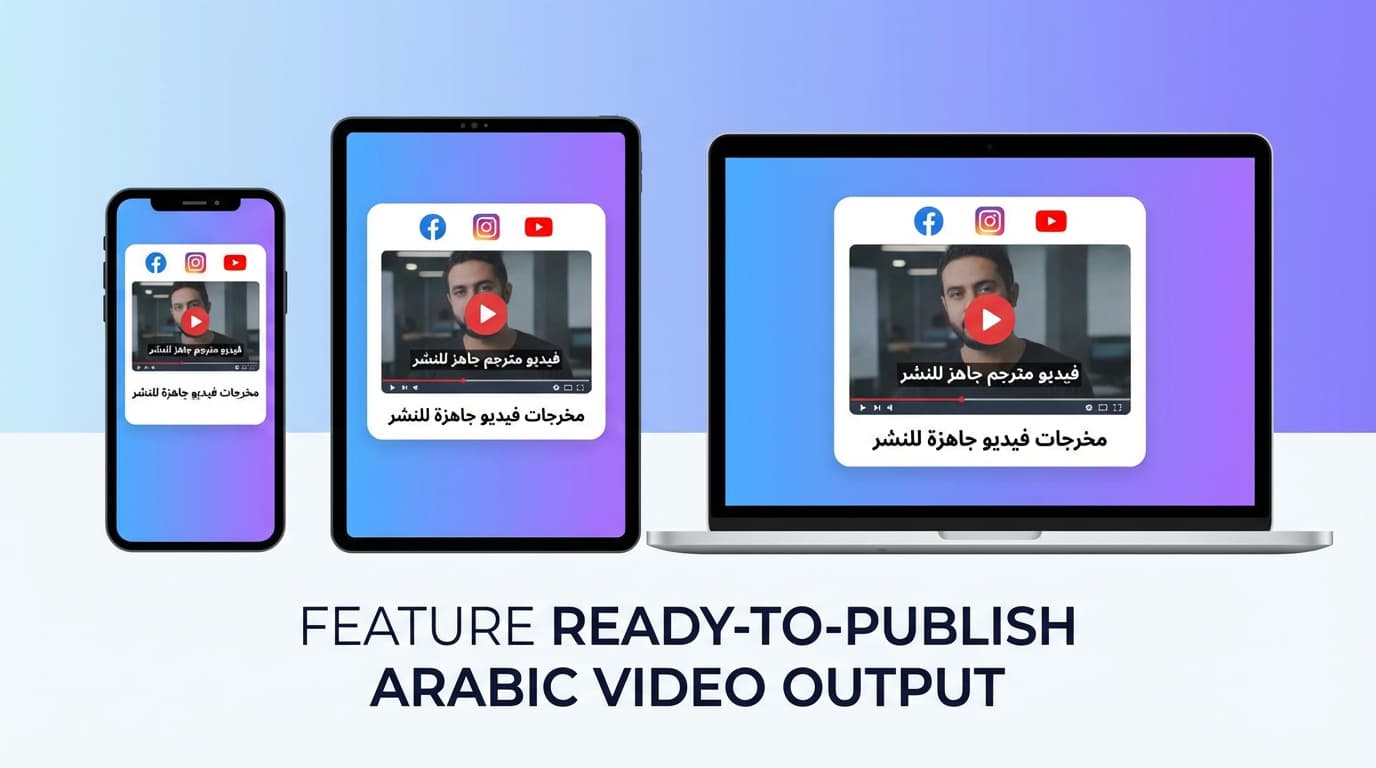 Ready-To-Use Arabic Video Output