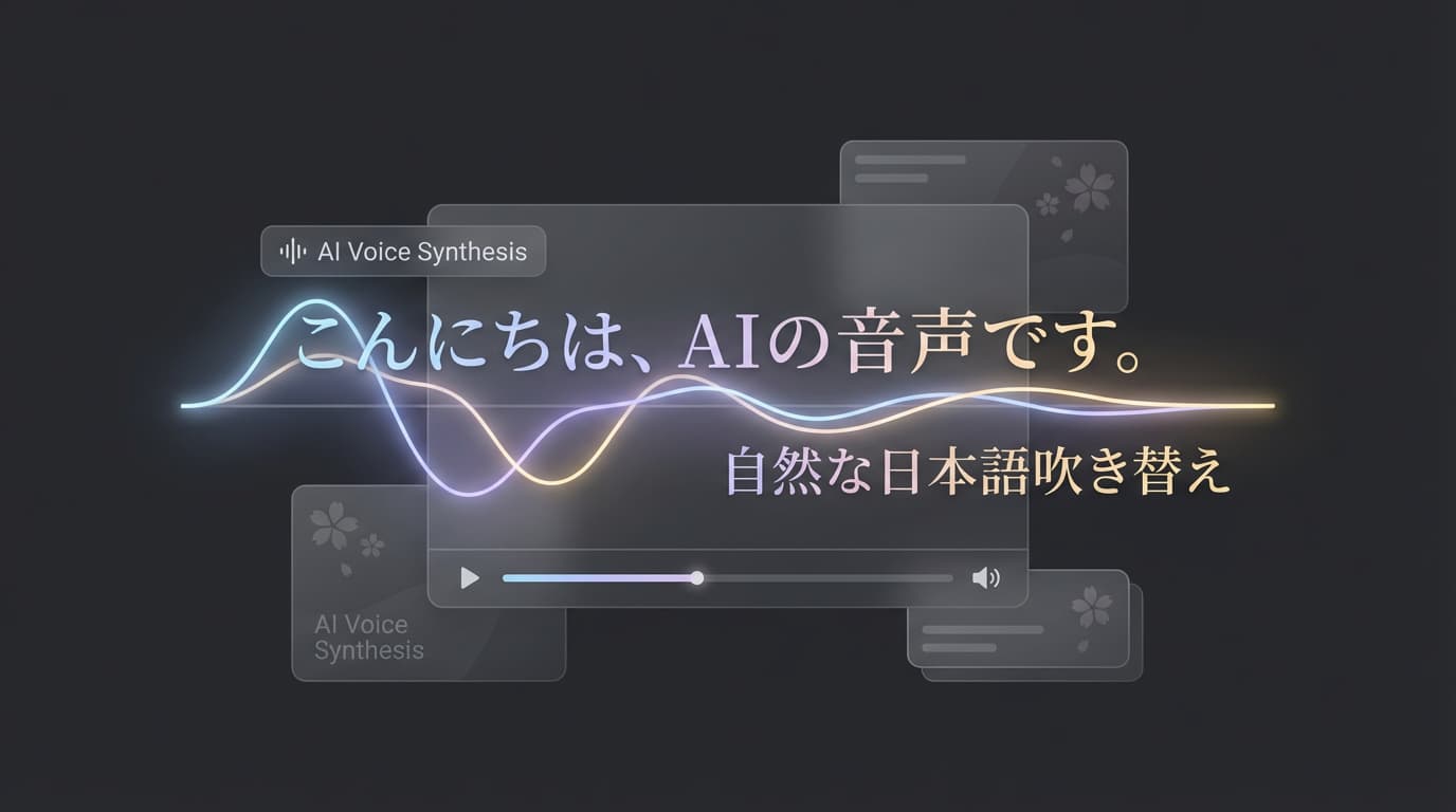 Authentic Japanese AI Dubbing