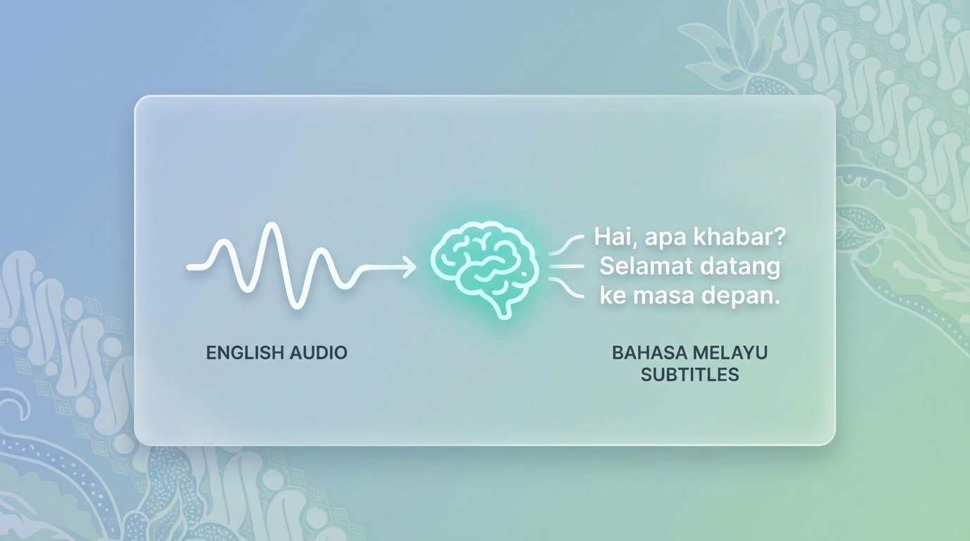 Natural Malay AI Voice Generation
