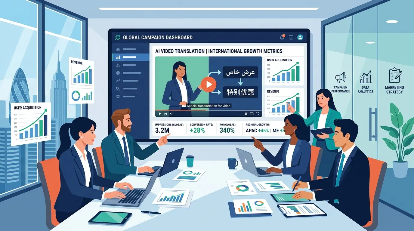 Marketing Teams Localizing Campaign Video