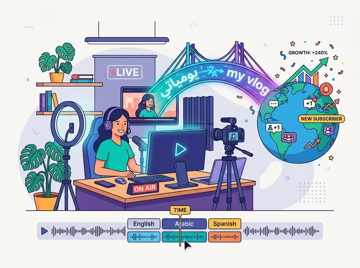 Người sáng tạo tiếp cận khán giả nói tiếng Anh 