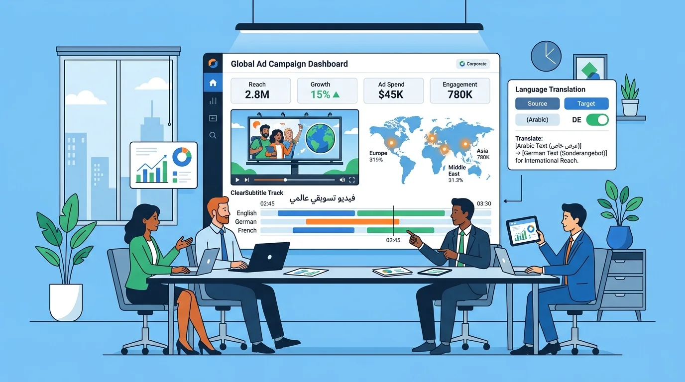 Marketing Teams Localizing Campaign Video
