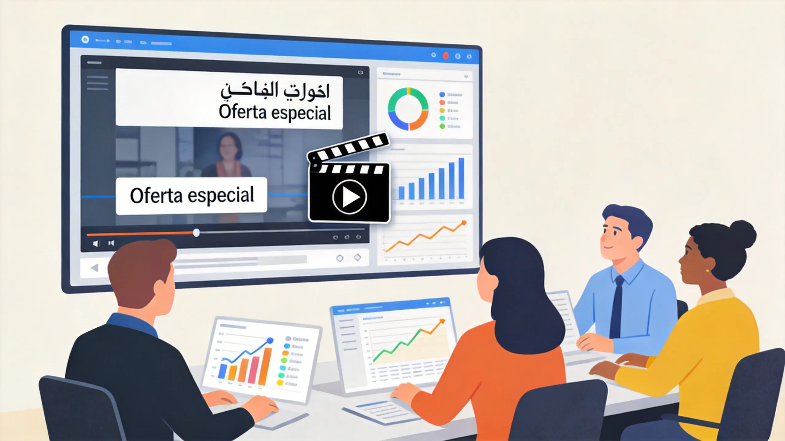 Marketing Teams Localizing Campaign Video