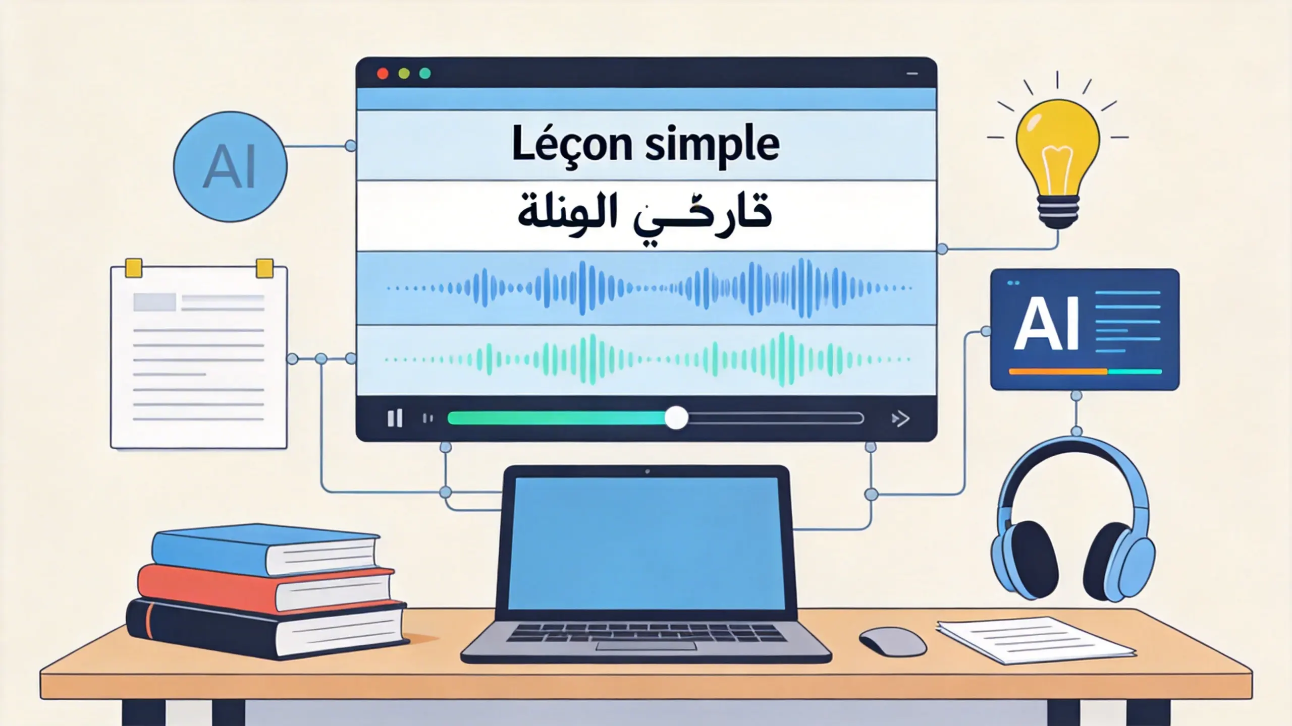 Training and Learning Content in Arabic