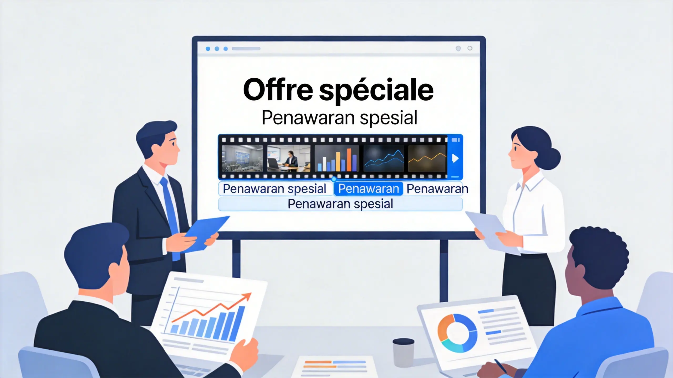 Marketing Teams Localizing Campaign Video