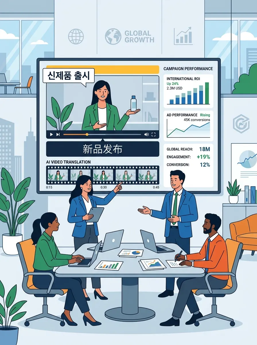 Marketing Teams Localizing Campaign Video