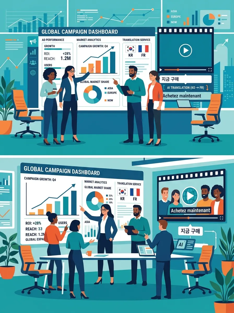 Marketing Teams Adapting Campaign Video