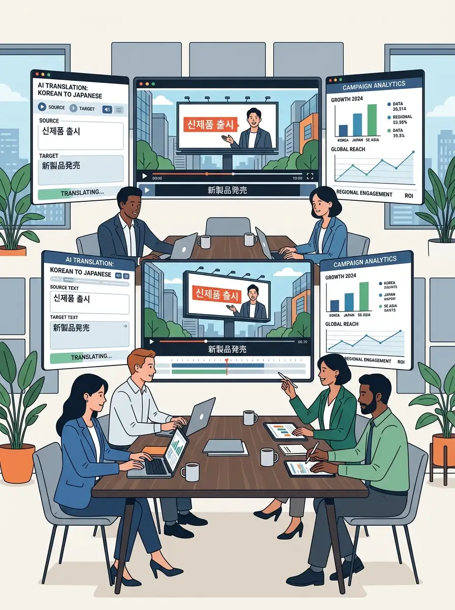 Marketing Teams Adapting Campaign Videos