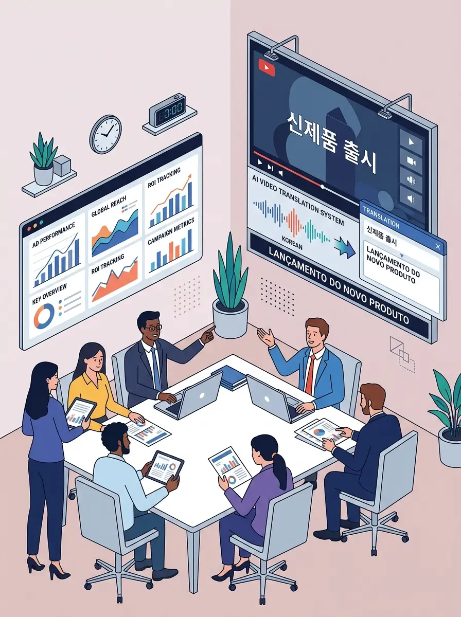 Marketing Teams Localizing Campaign Video