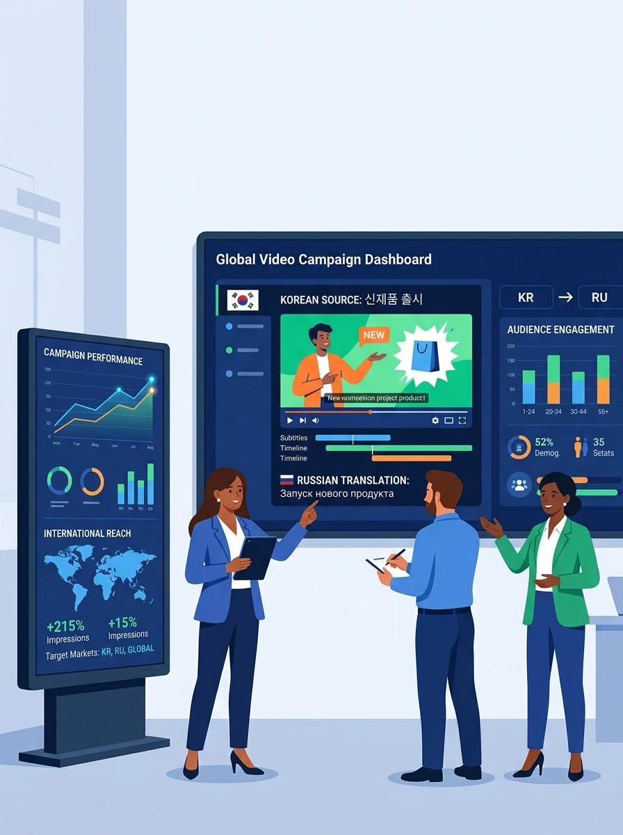 Marketing Teams Adapting Campaign Videos