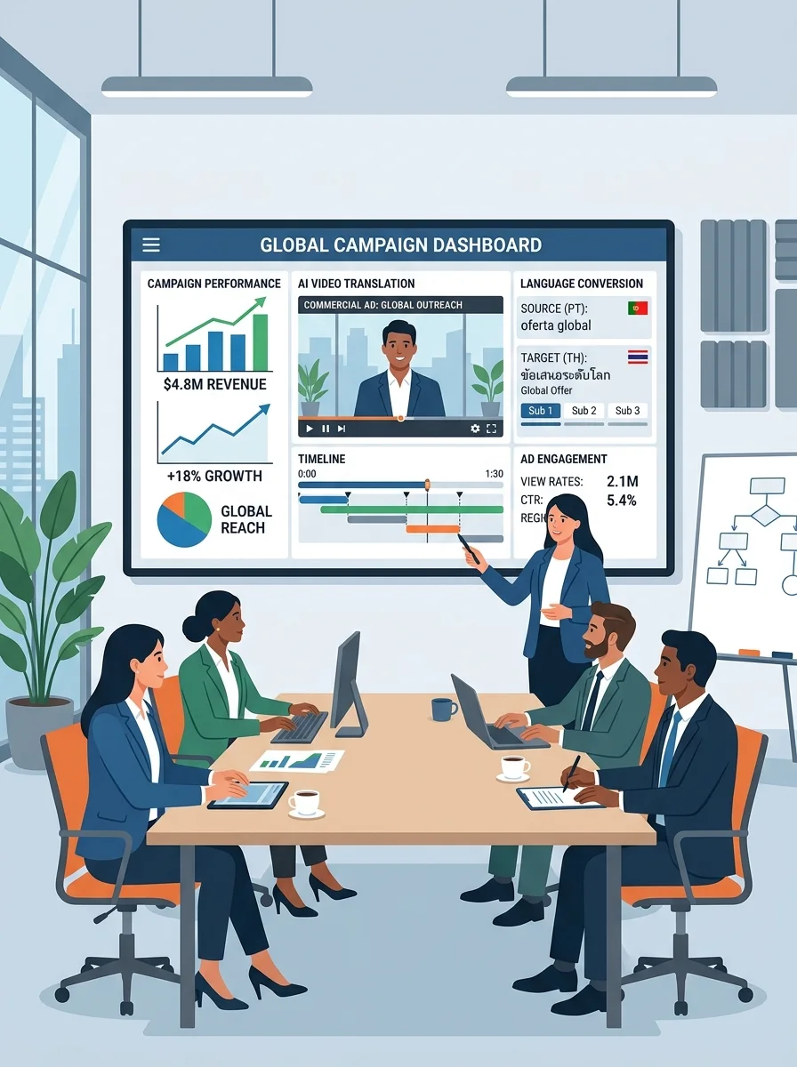 Marketing Teams Adapting Campaign Videos