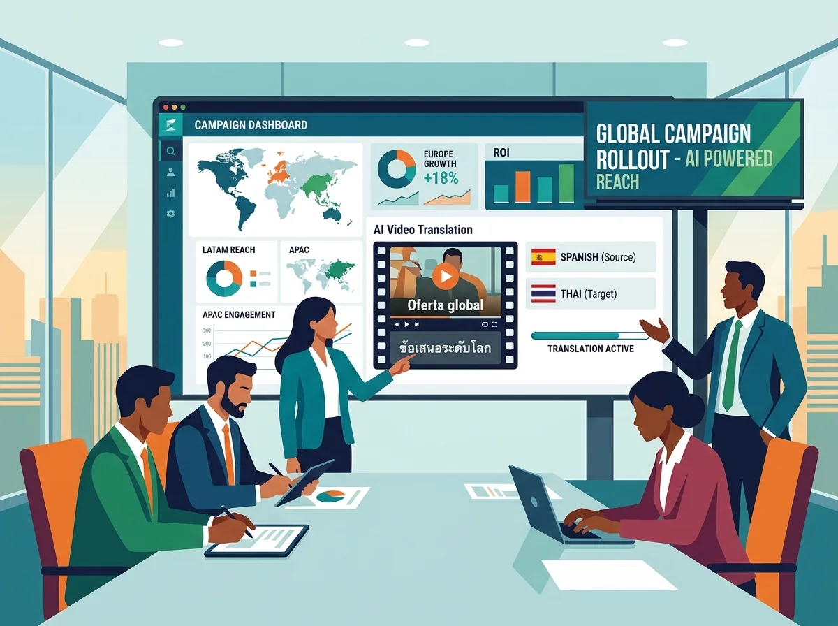 Marketing Teams Adapting Campaign Videos