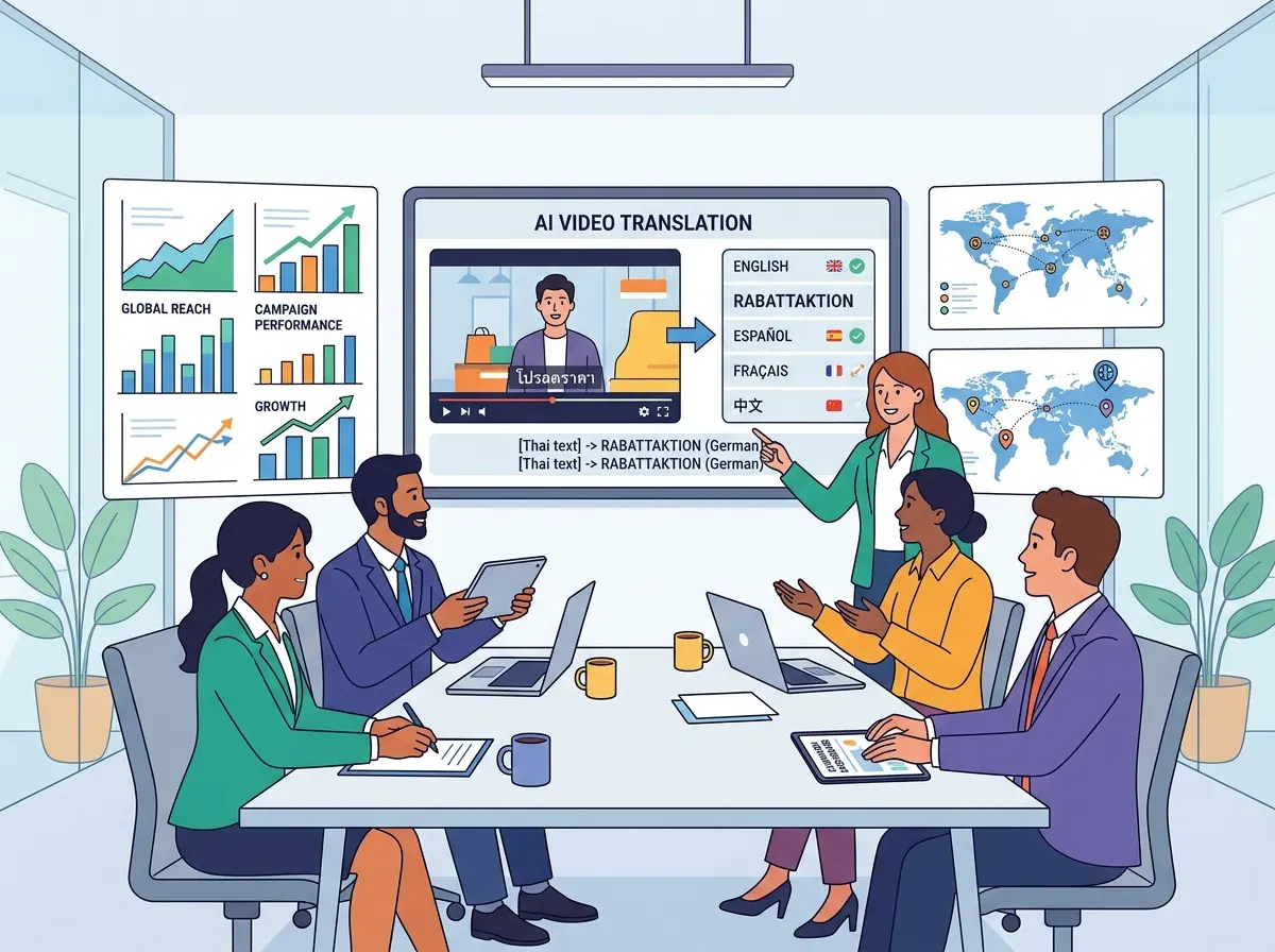 Marketing Teams Adapting Thai Campaign Video