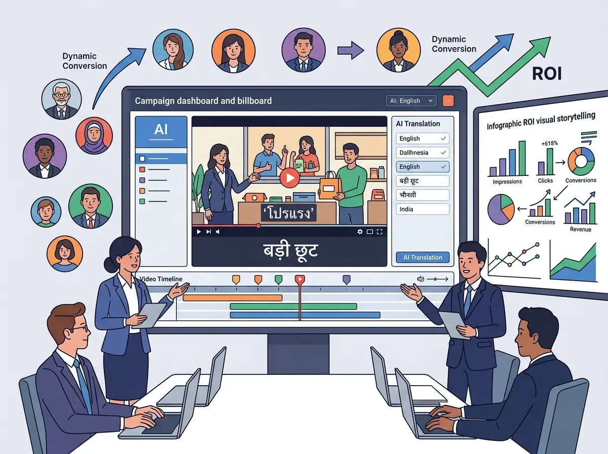 Marketing Teams Adapting Campaign Videos