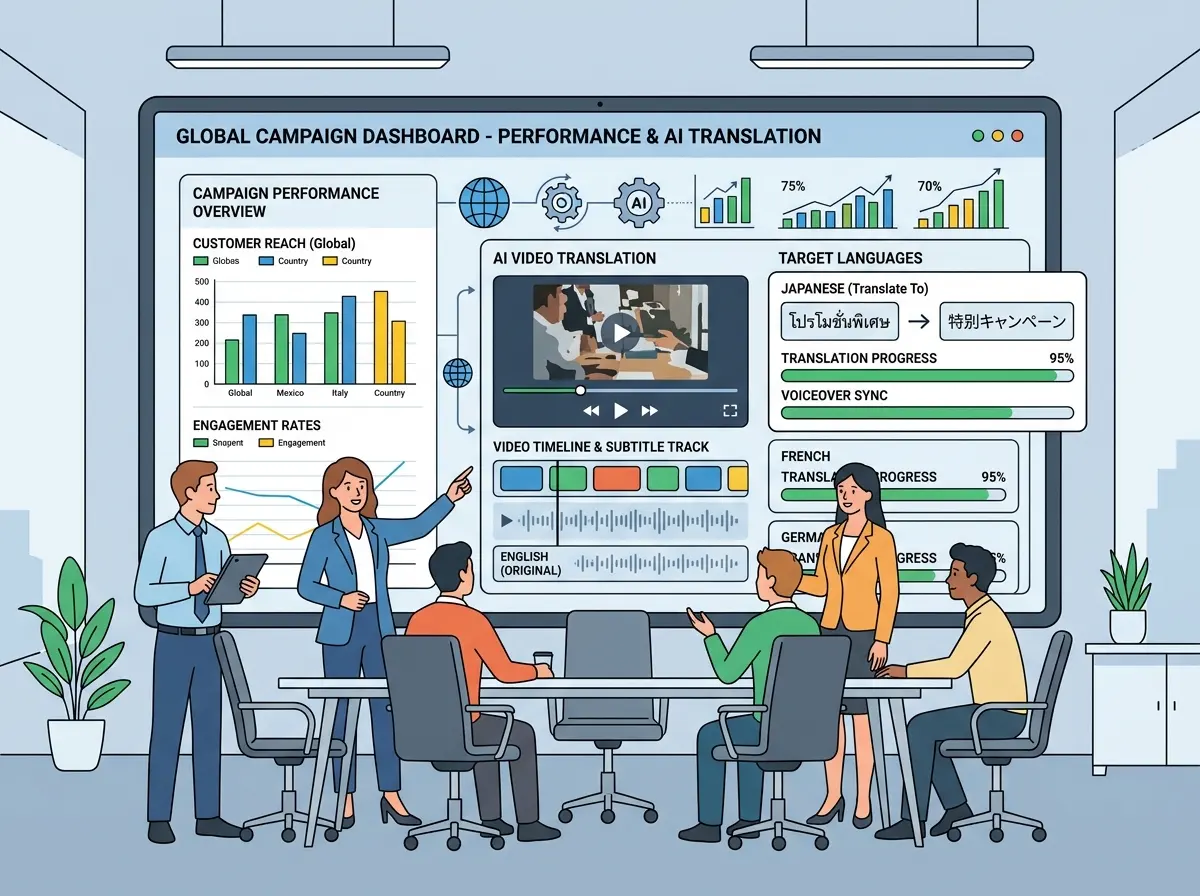 Marketing Teams Adapting Campaign Video