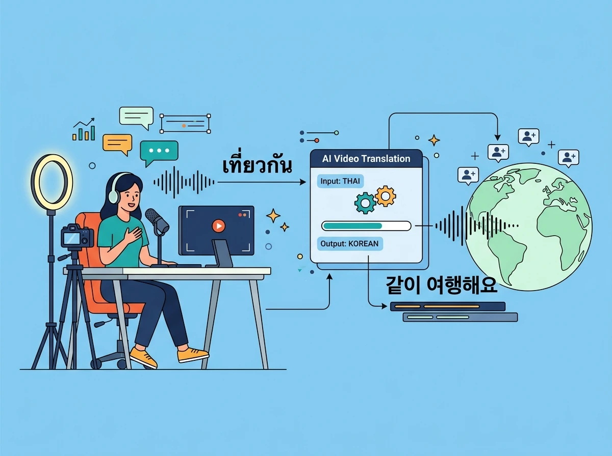 제작자가 한국어를 할 줄 아는 팬과 접촉