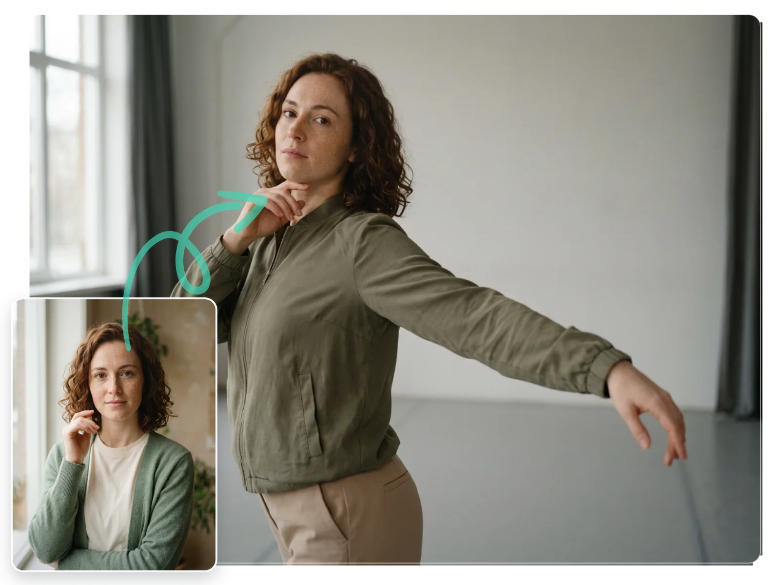 Identitetslåst fotoanimation 