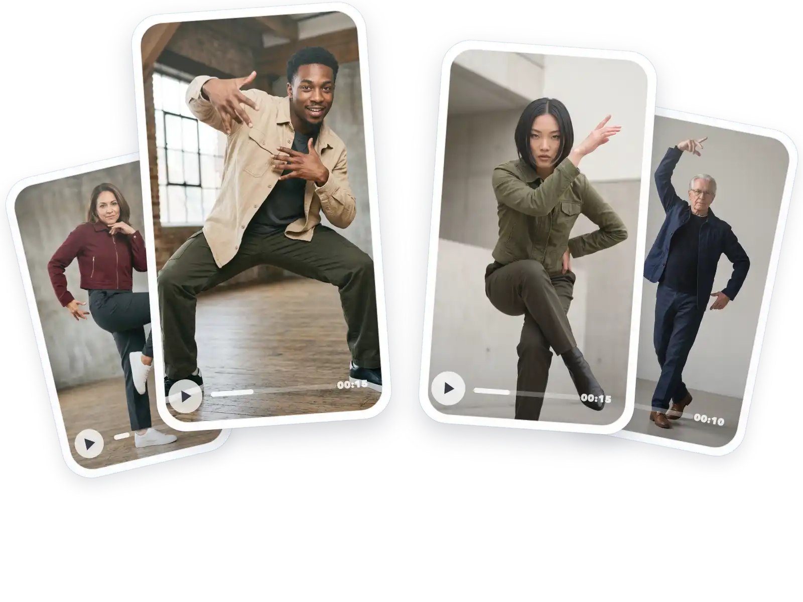 Quadros de movimento prontos para a sociedade