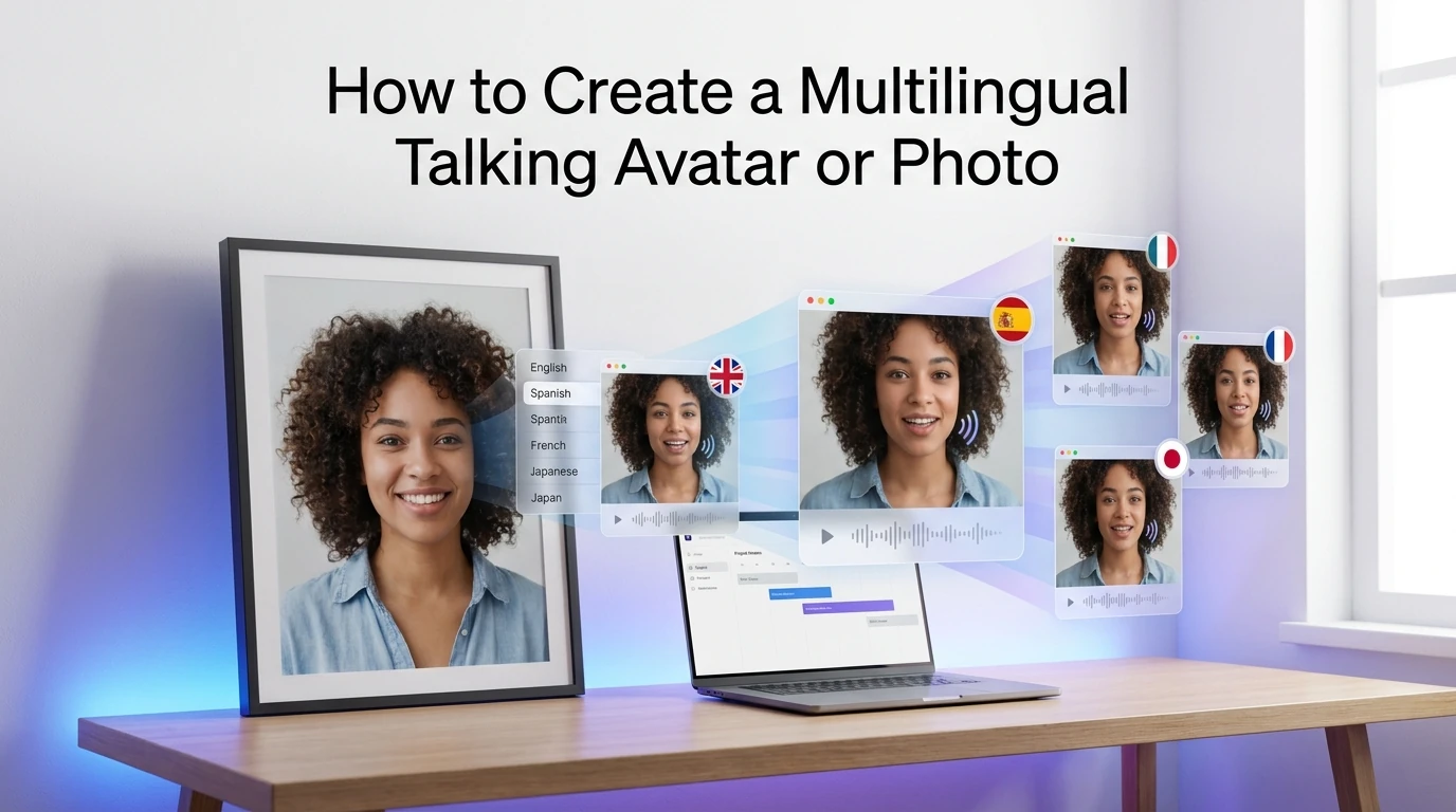 How to Create a Multilingual Talking Avatar or Photo
