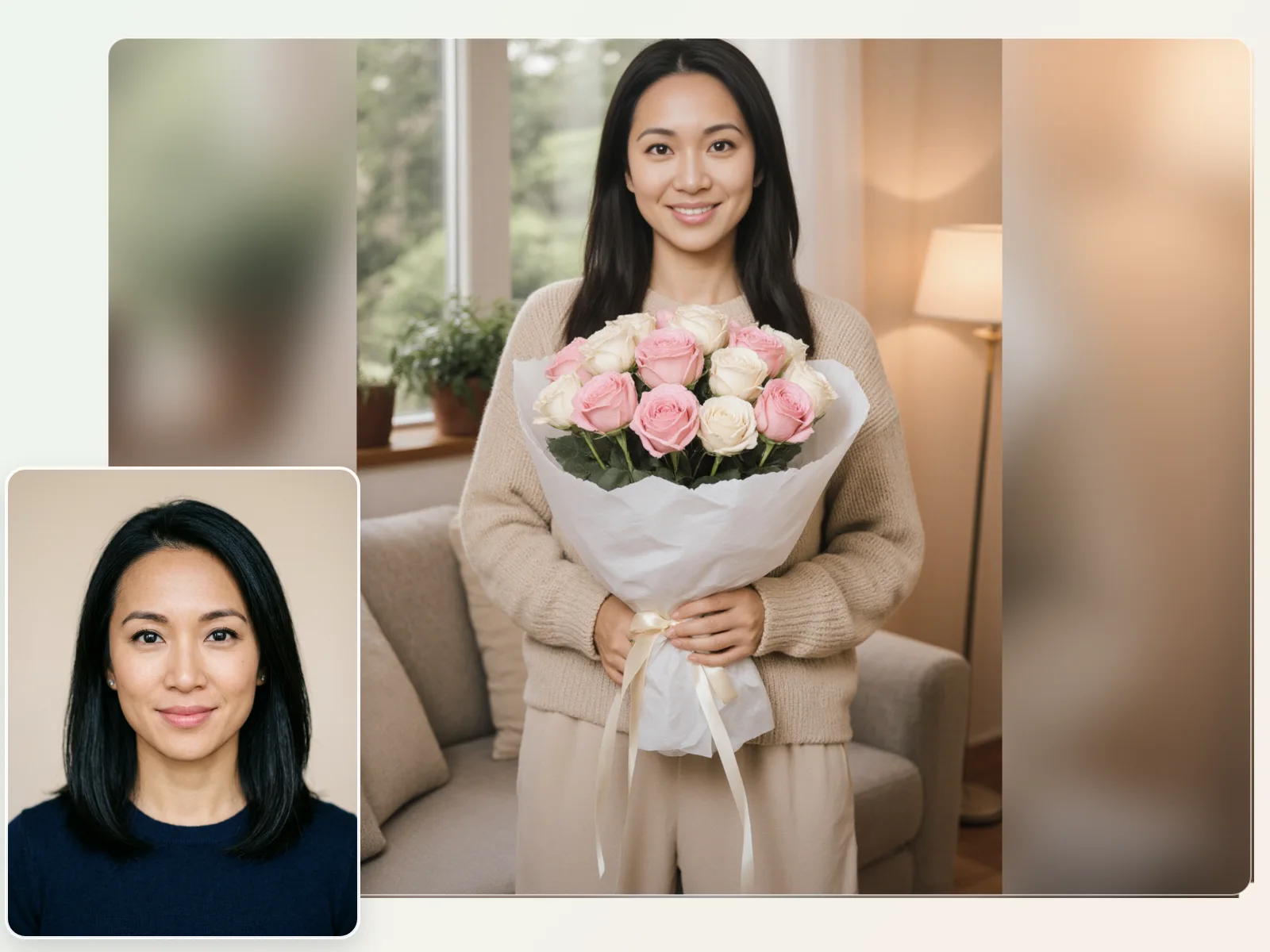 Byggd för enbildsporträtt 