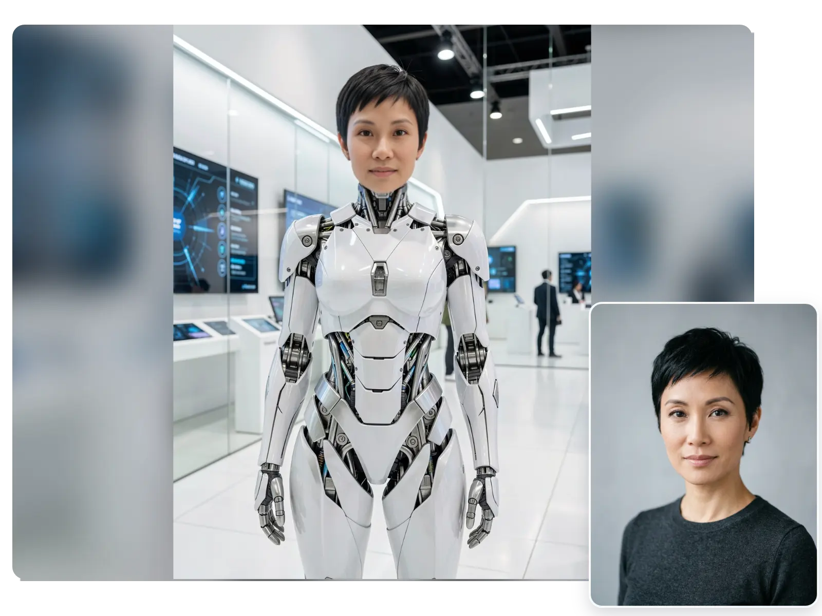 Nền Futuristic Lab