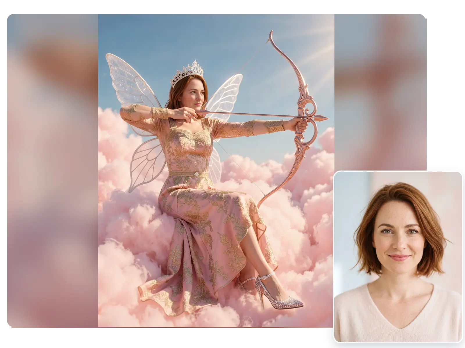 Ein Foto, Cupid hat sein Gesicht verändert 