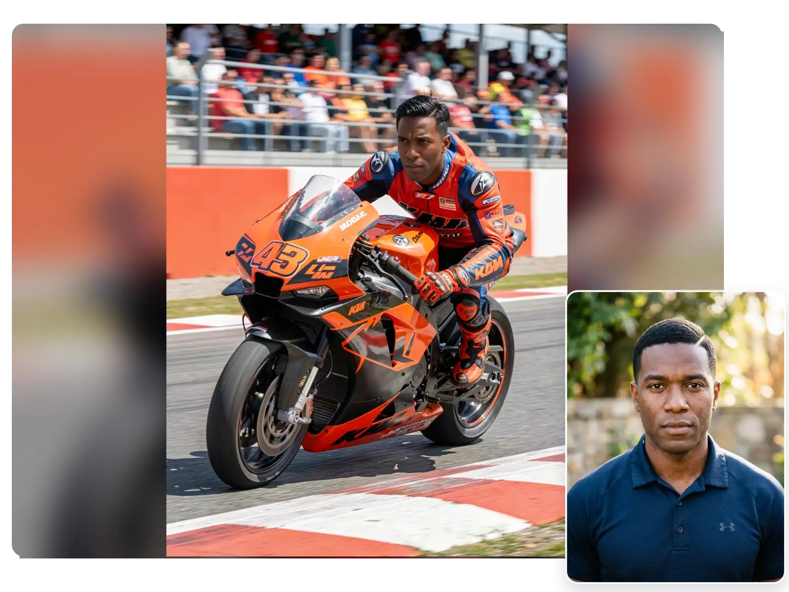 Sportbike og racing gear stil 