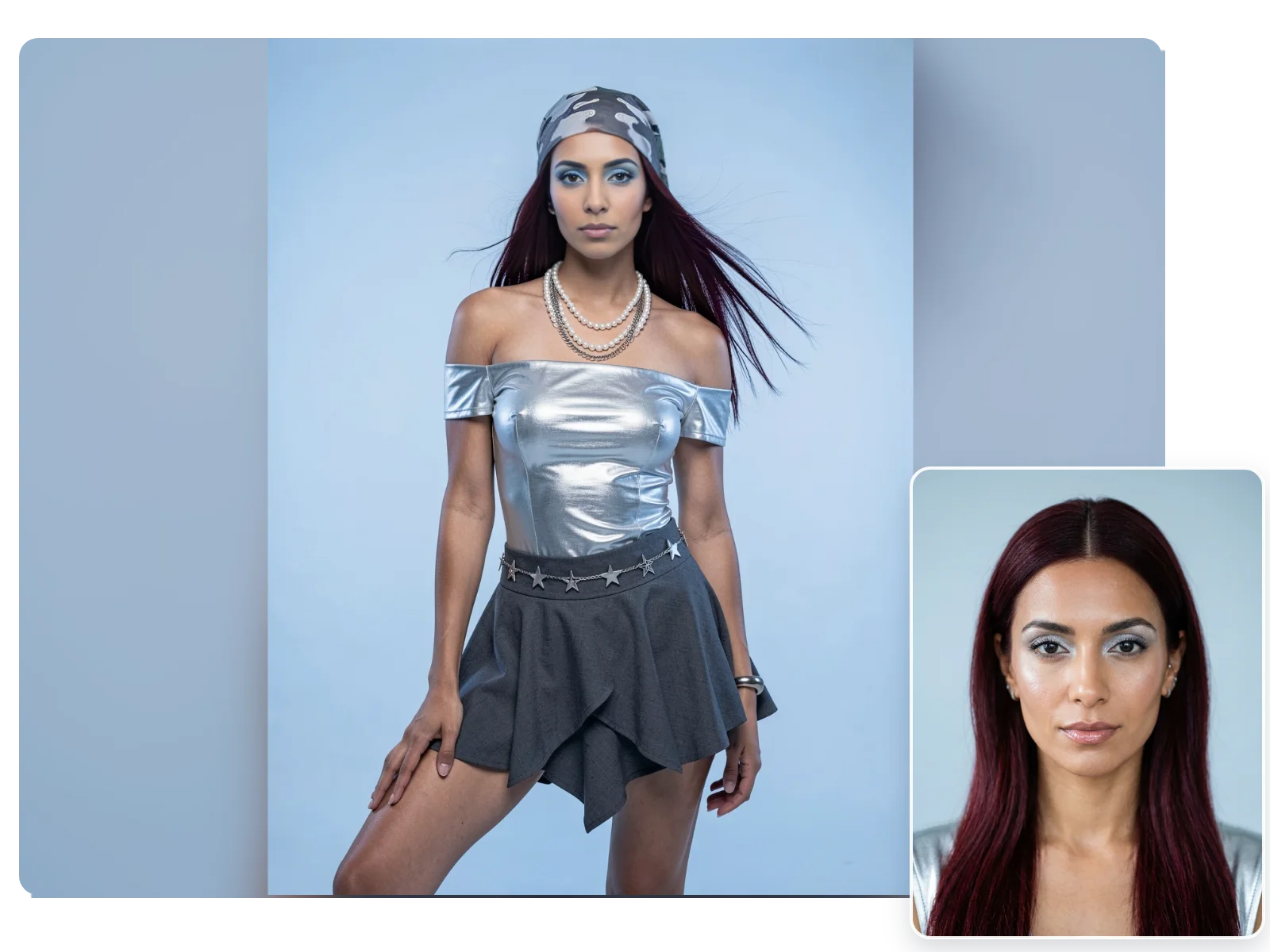 Mudança de Moda de Uma Foto