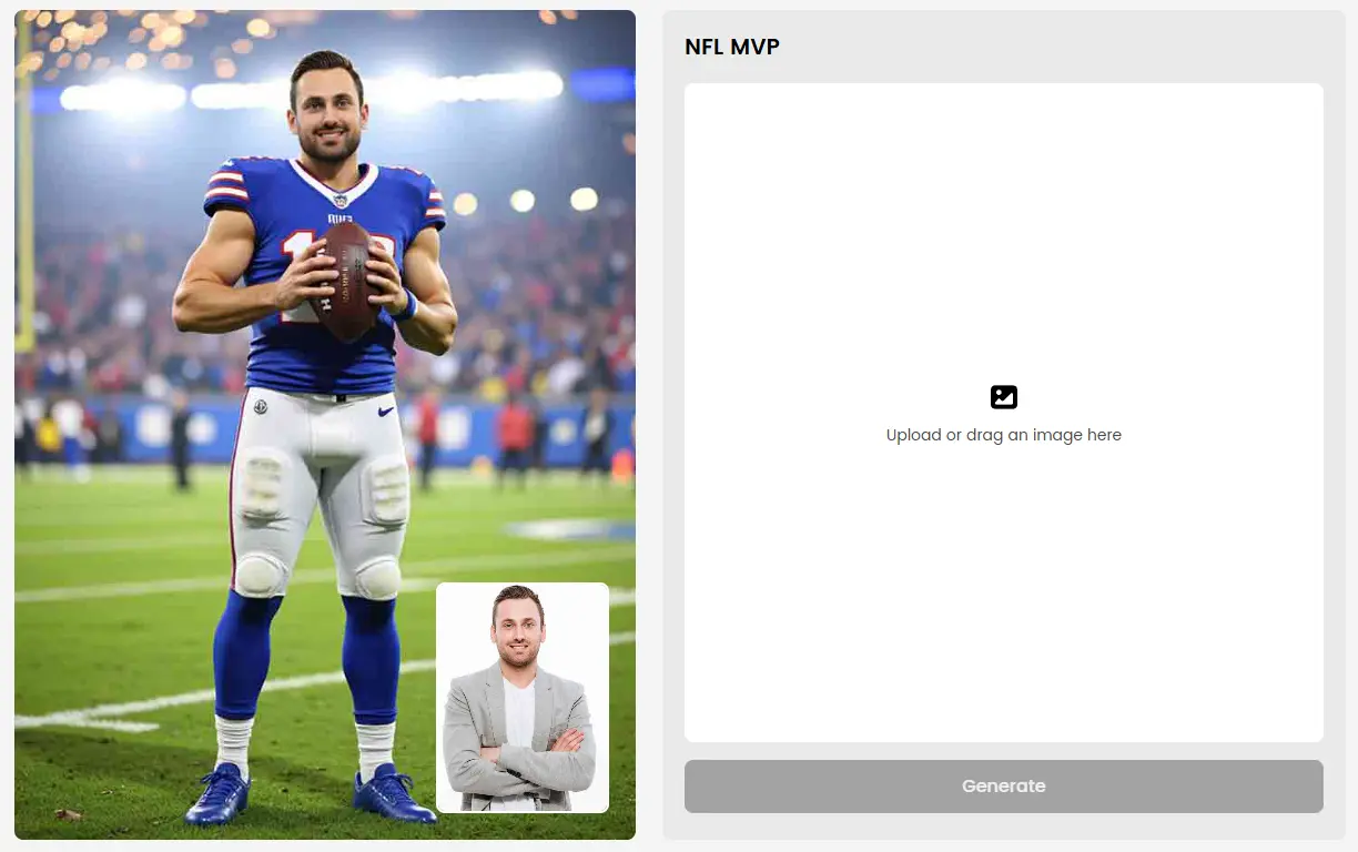 NFL MVP మూసను ఎంచుకోండి 