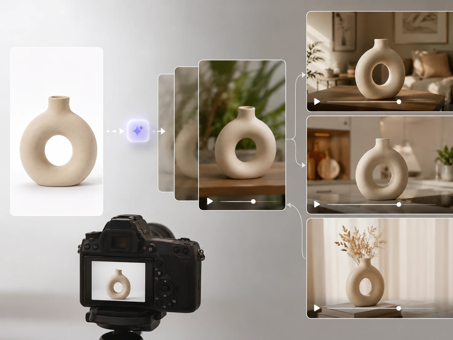 Uji coba online gratis AI Products Video Generator 