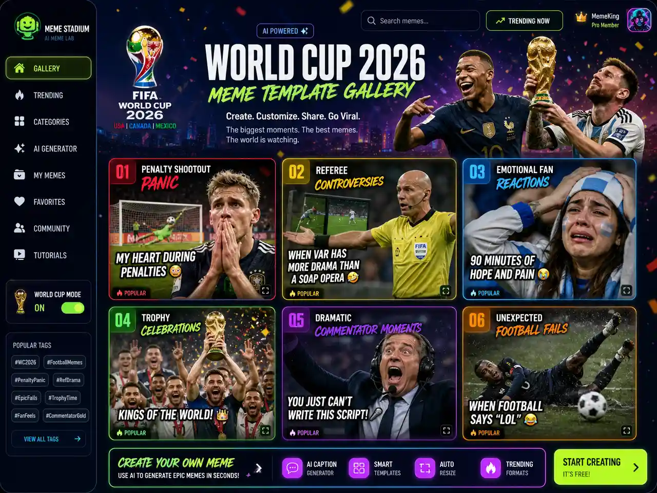 Rich World Cup Meme Templates