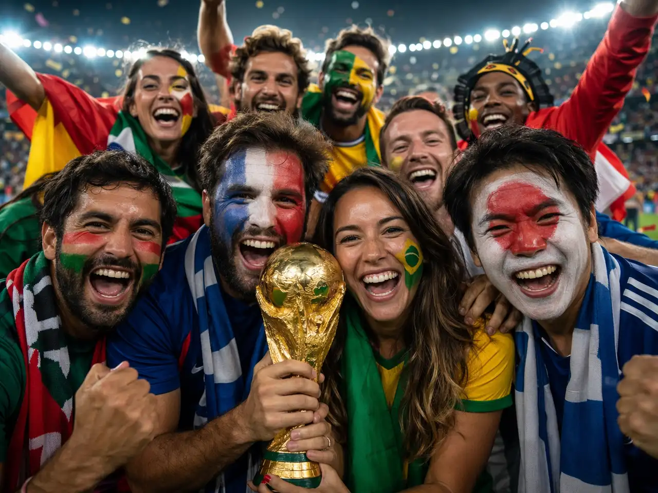 Gerencie obras de arte de futebol impressionantes
