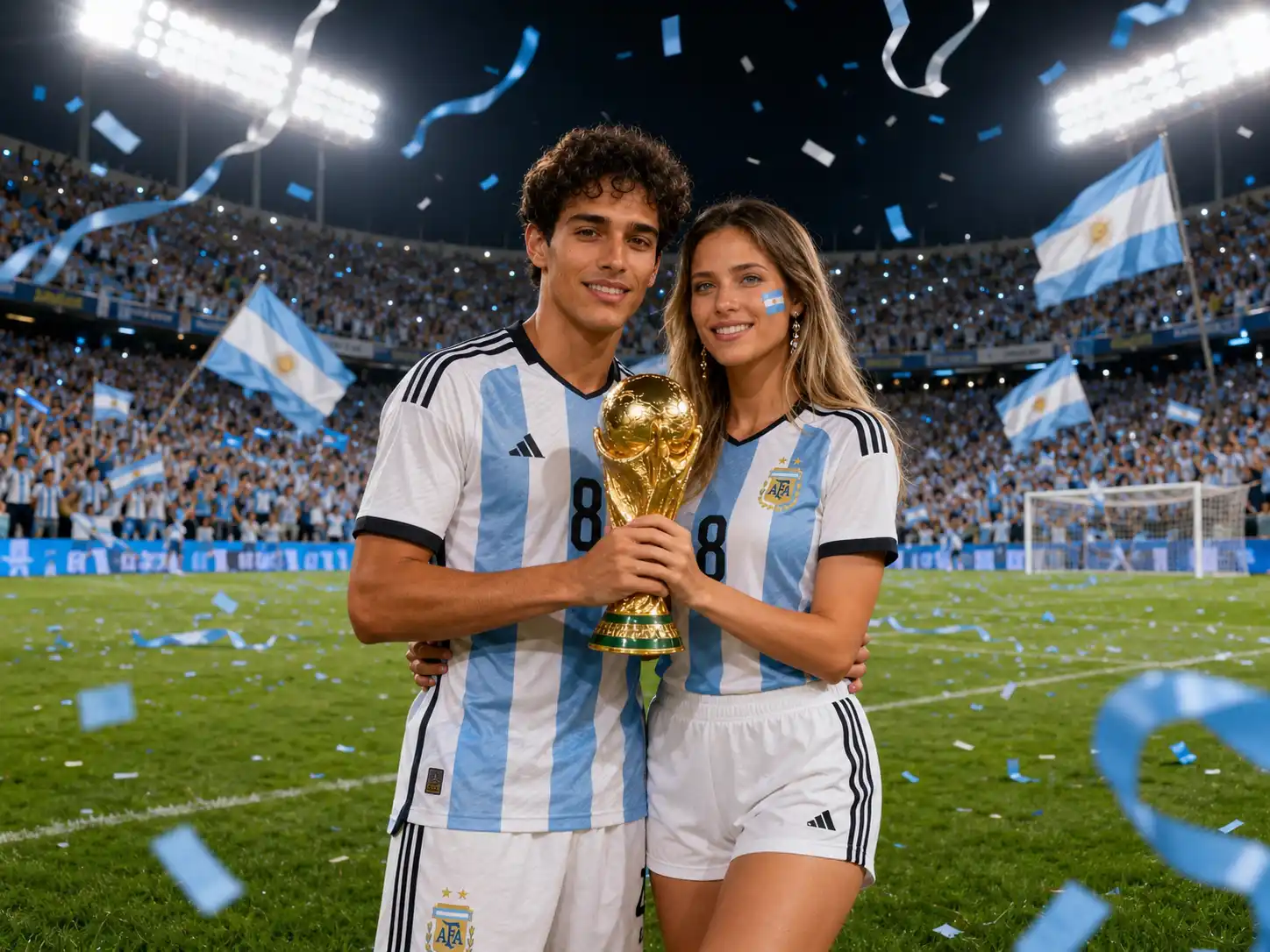 Matching Jerseys & Stadium Atmosphere