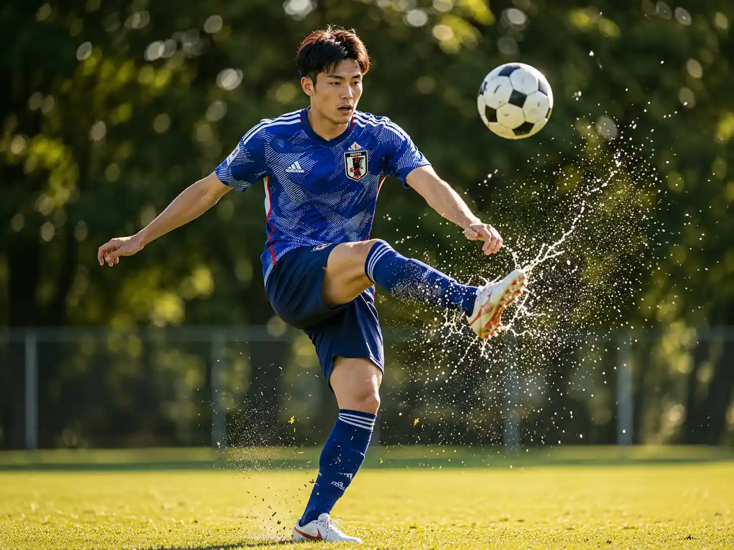 Dynamic Volley-Kick Action