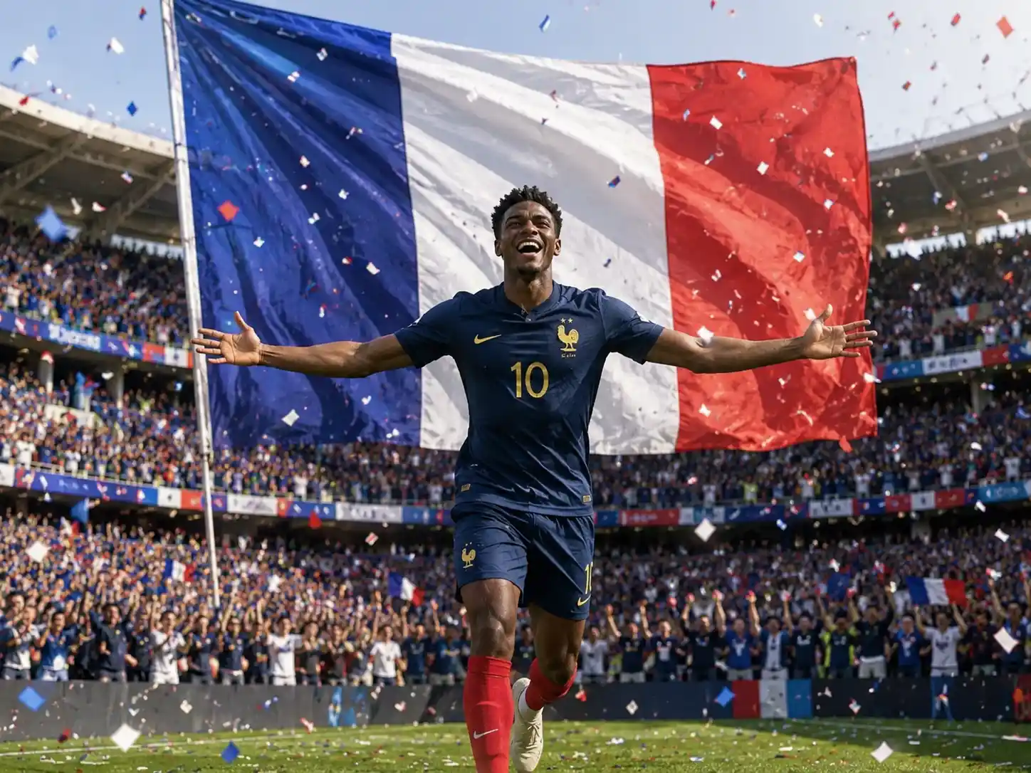 National Flag & Confetti Moment