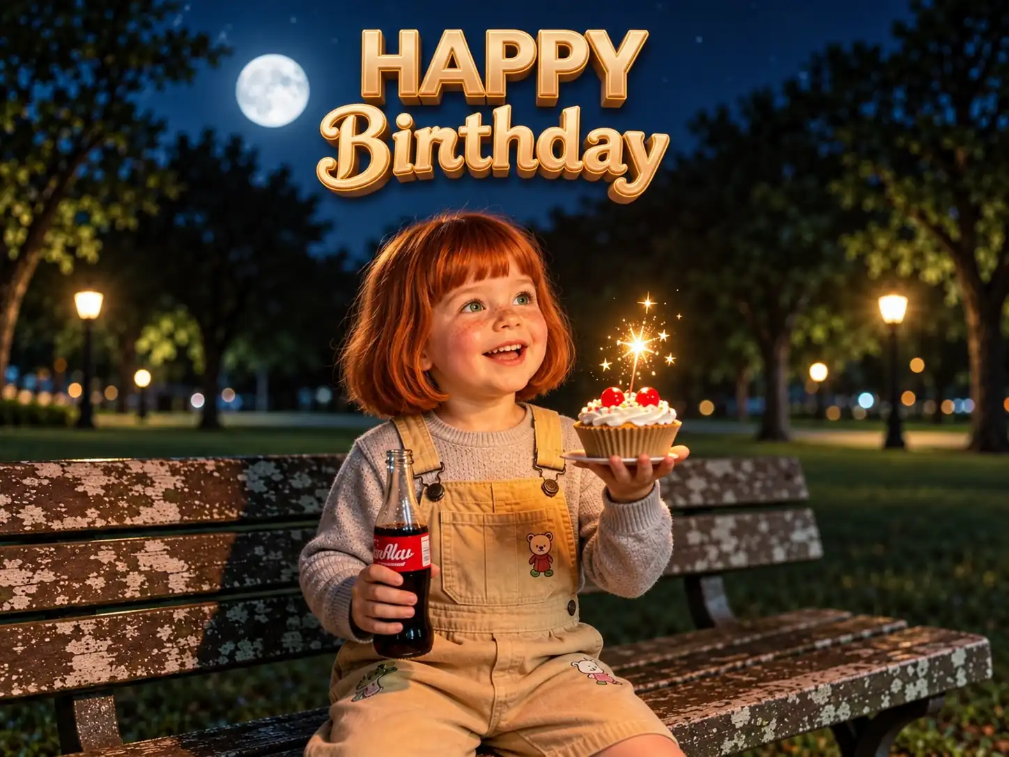 A Golden Happy Birthday Greeting
