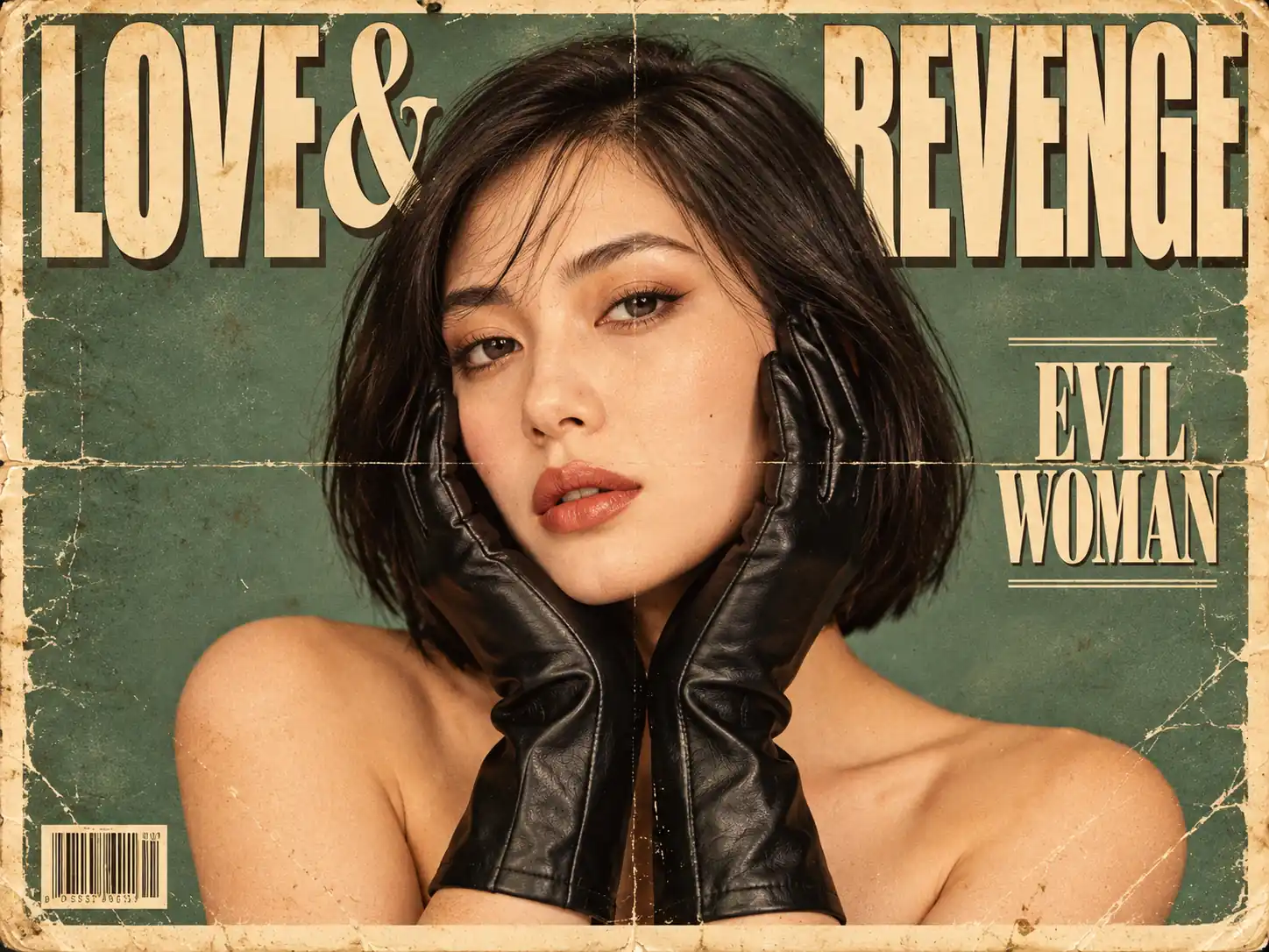 Стильная оформка обложки журнала Vintage Magazine