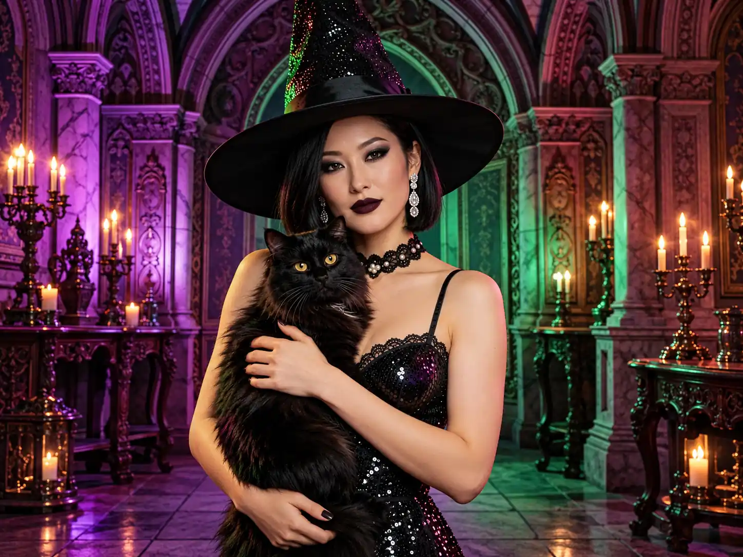 A Black Cat Companion