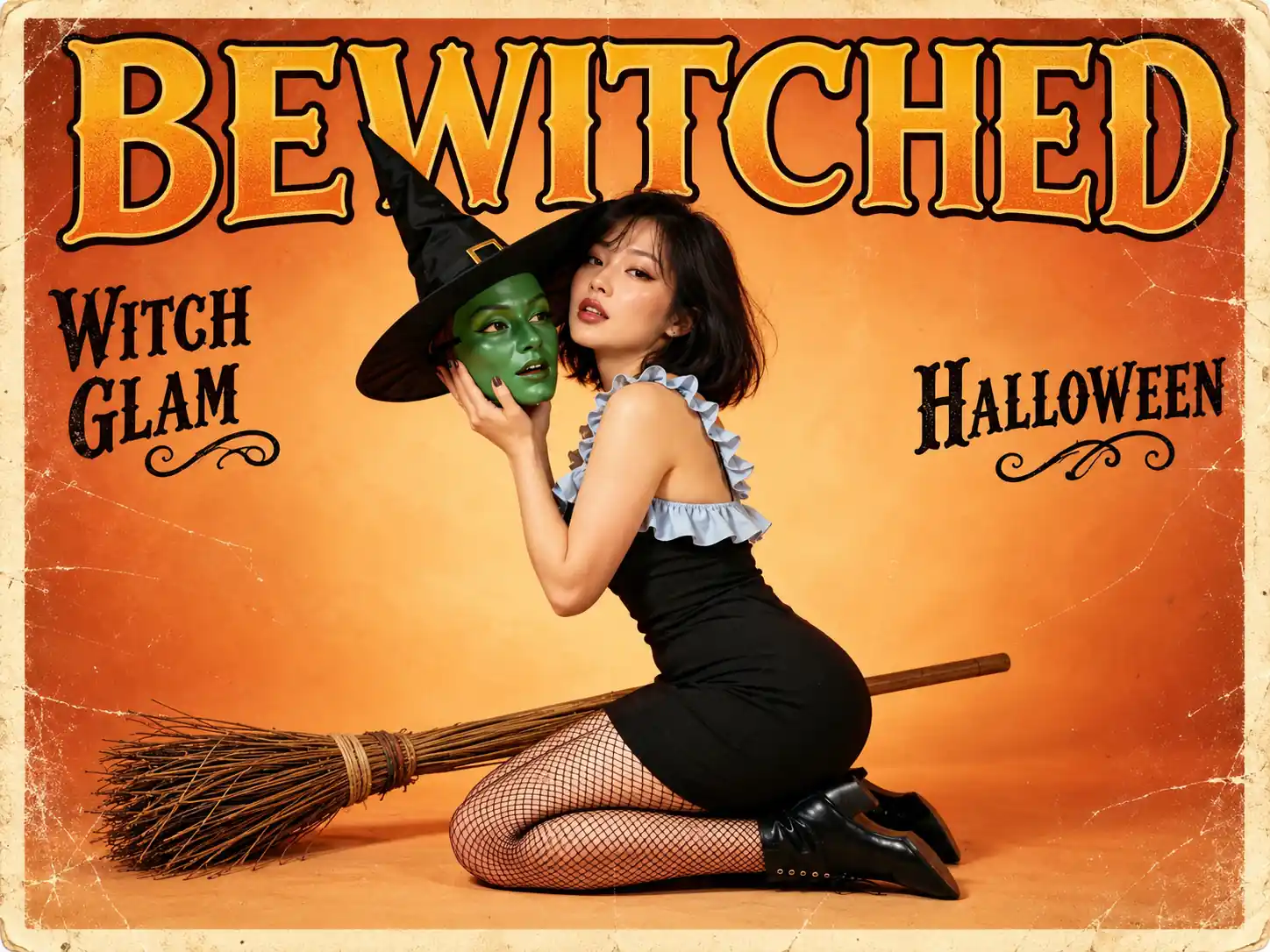 A Vintage Halloween Magazine Layout