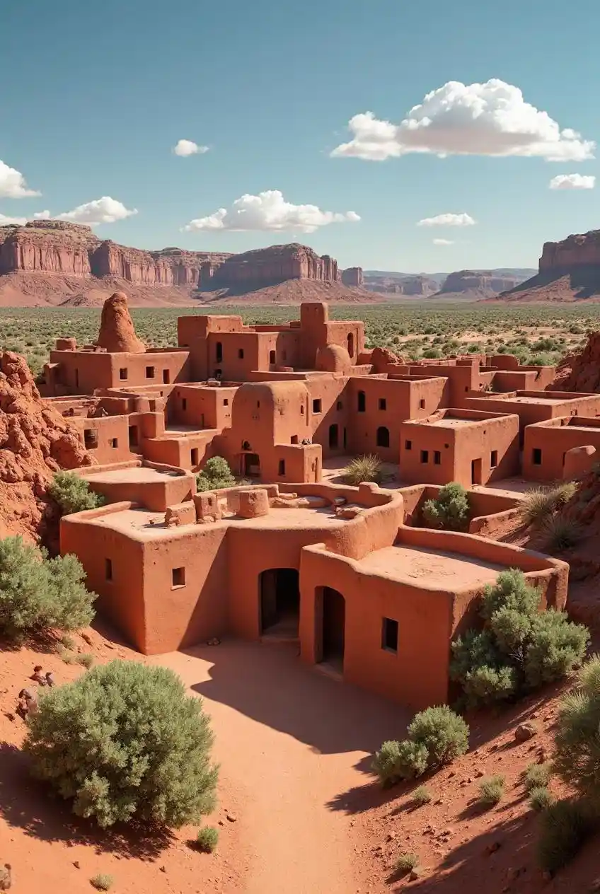 Adobe Desert Settlements