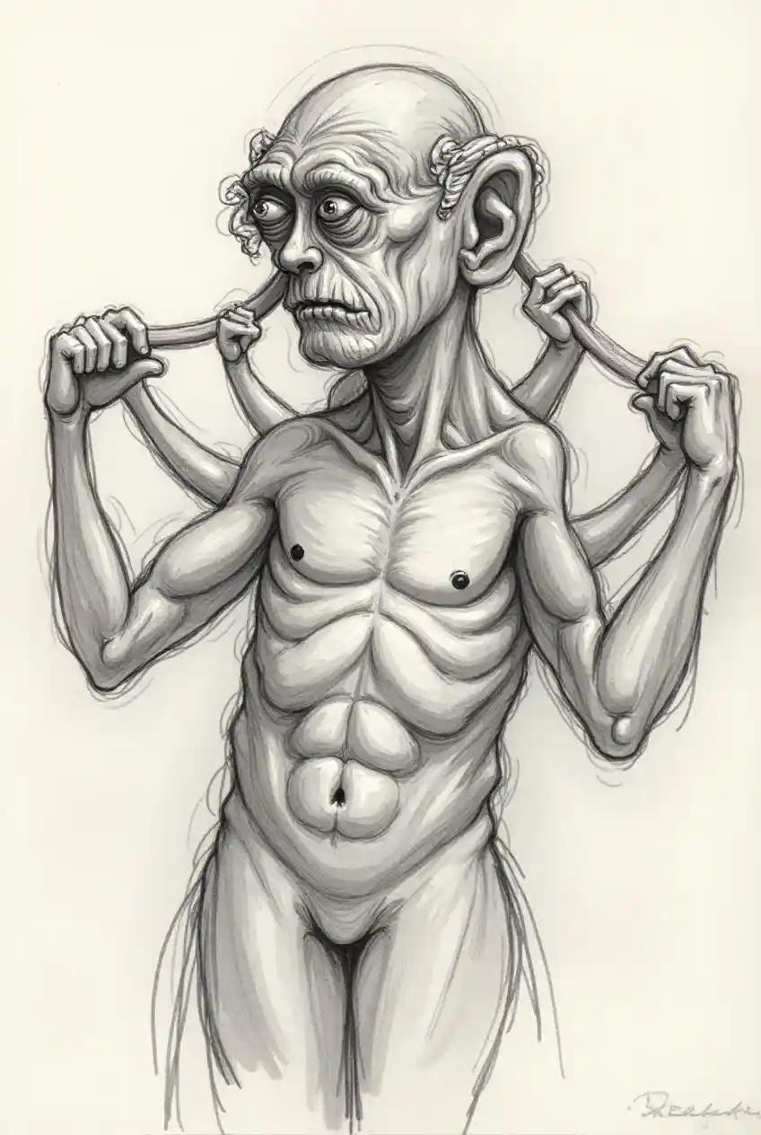 Artistic Hands Sketch