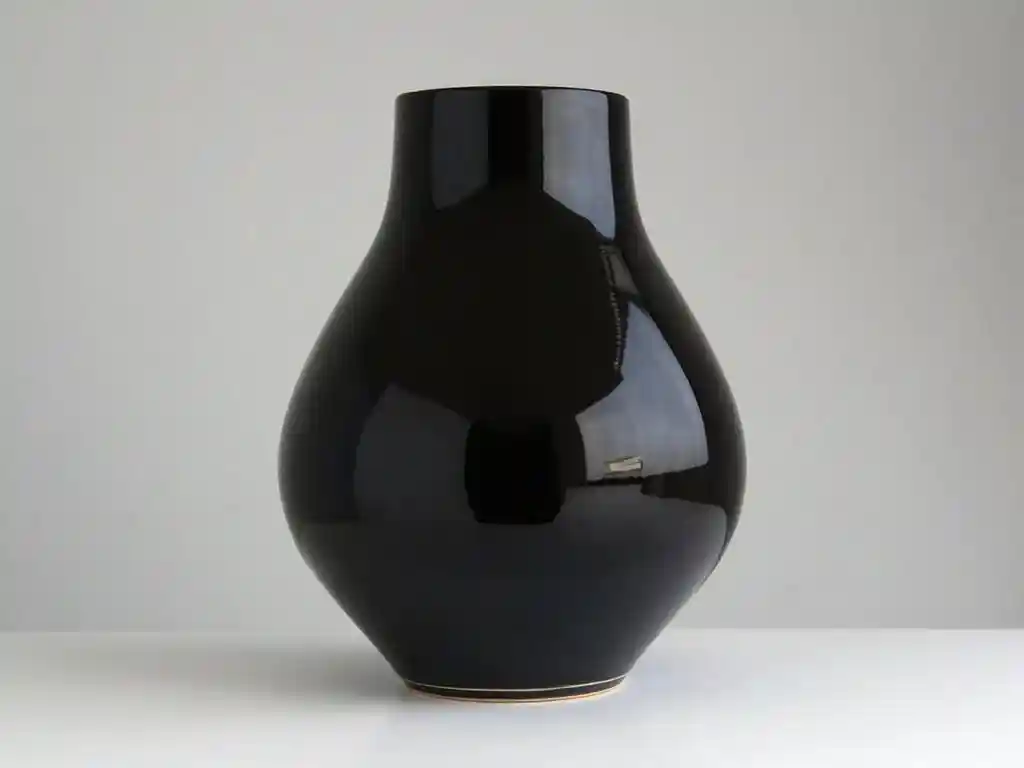 Black Bauhaus Vase