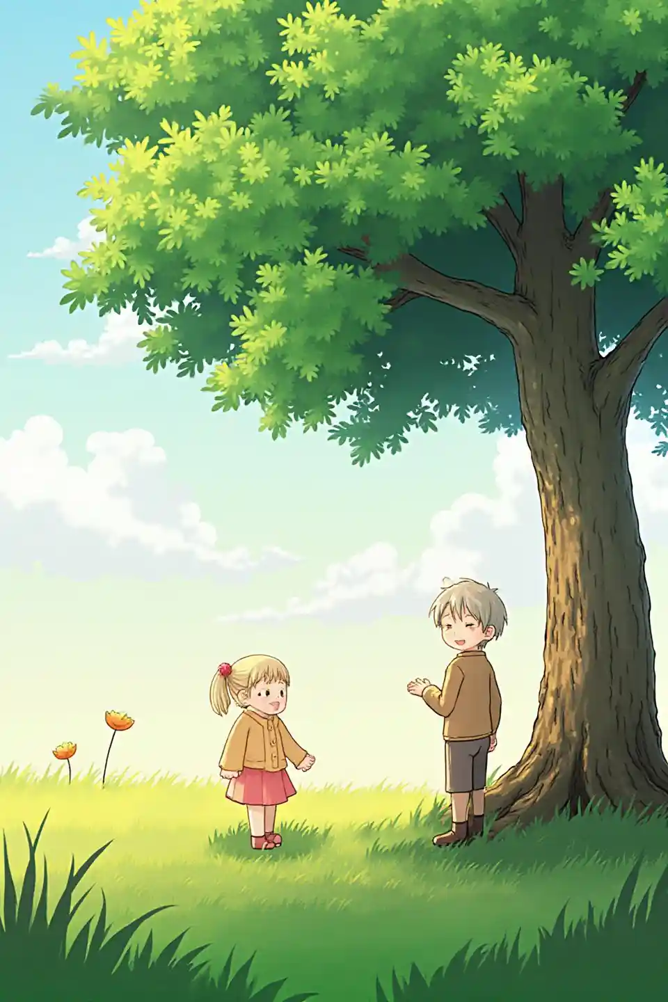 Artistic Children Scene