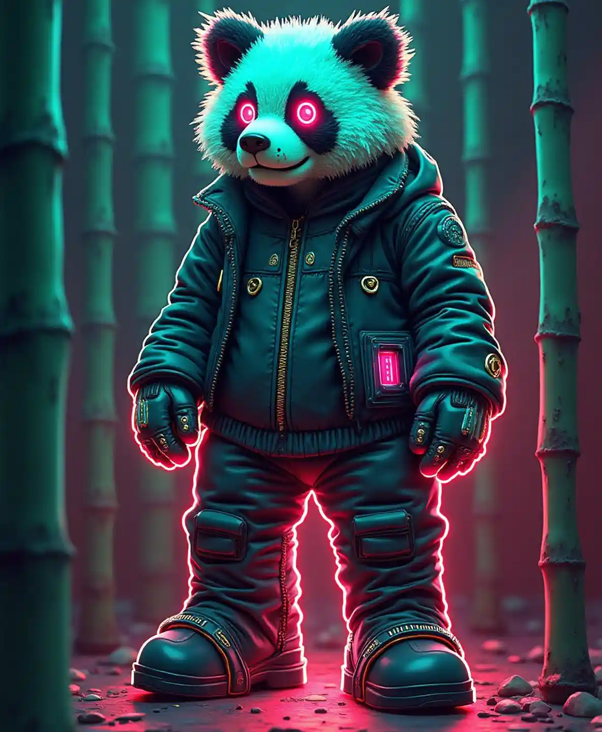 Neon Panda