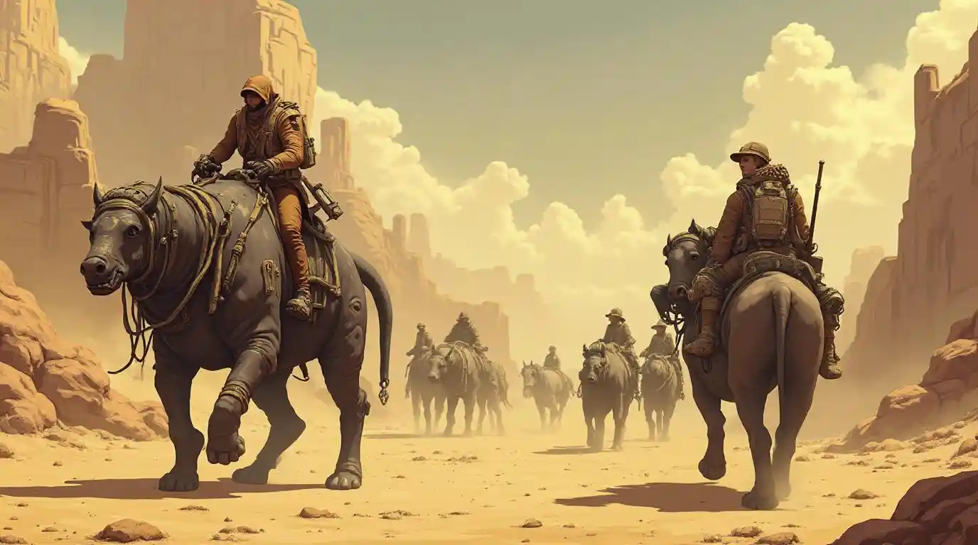 Mechanical Desert Traders